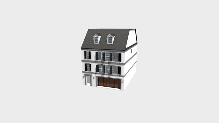 Georgian2 Roof 3D Model