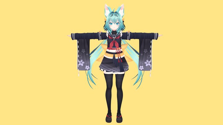 [VRchat] RINDO 3D Model