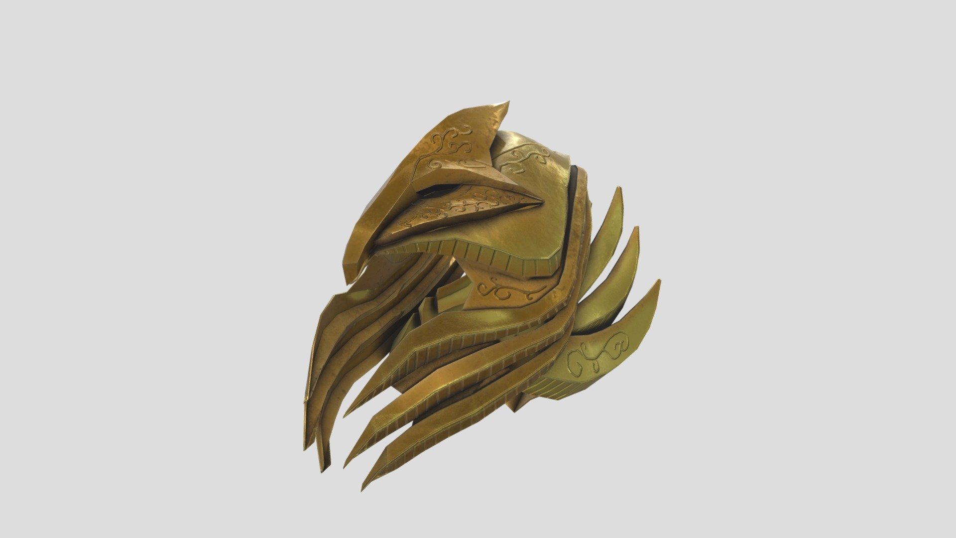 Elfic Helmet - 3D model by jqunes (@Skyline03) [e392c62] - Sketchfab
