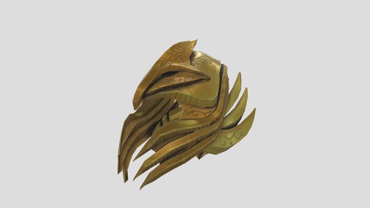 Elfic Helmet 3D Model
