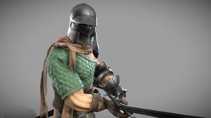 Wandering Knight 3D Model