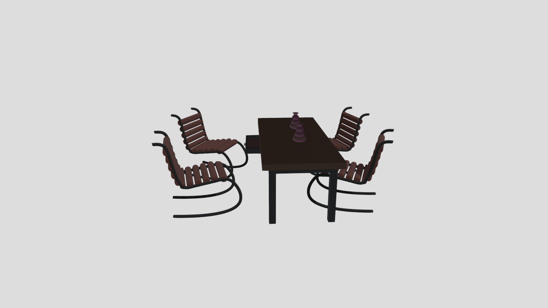 Chair&Desk&Vase