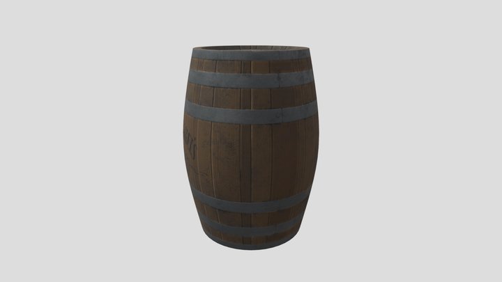 Barrel_GamedevLegend_ByZver 3D Model
