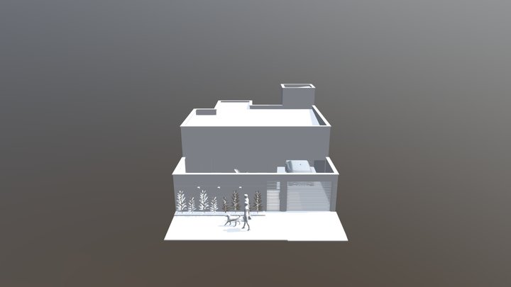 Projeto Arquitetônico - Vista 3D 3D Model
