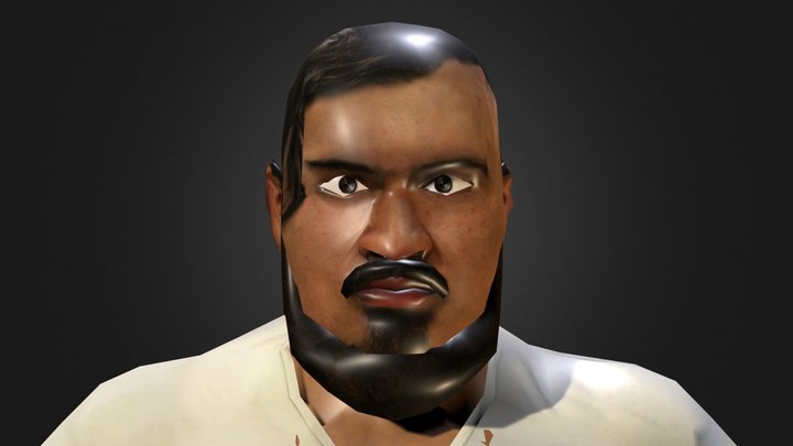 Gabe Low Poly 3D Model