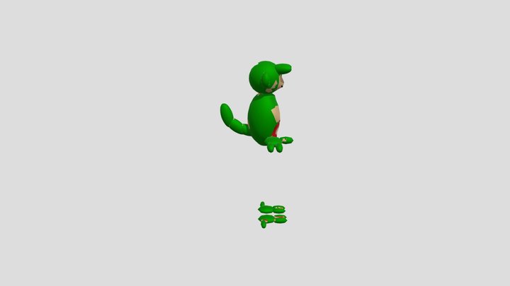 Monke Deluxe Styled Monster 3D Model