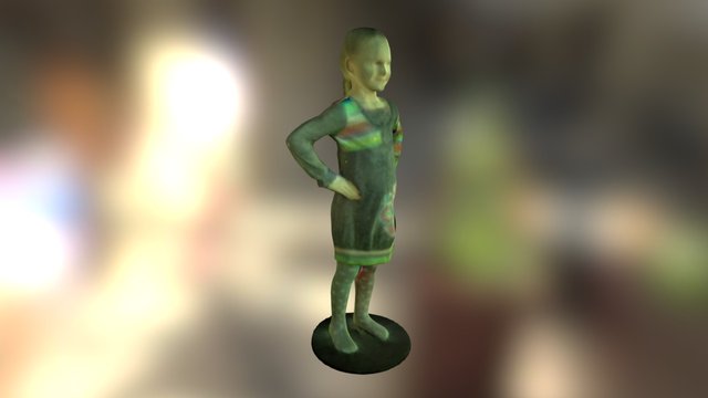 Girl from Einscan-S 3D Model