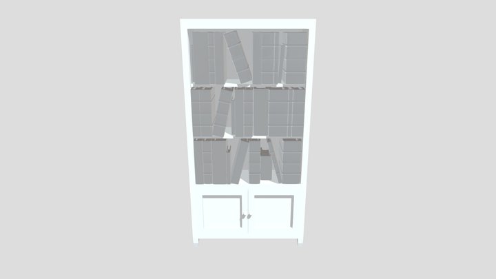 Bookshelf 3D Model