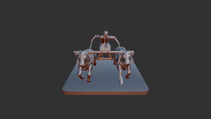 Karapan Sapi 3D Model