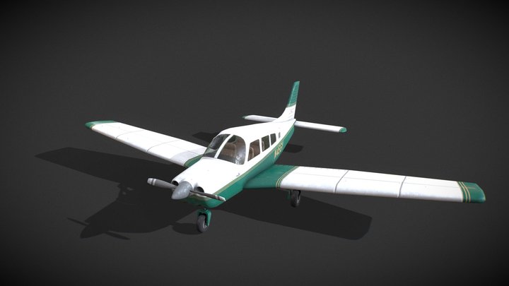 Piper PA-28 181 3D Model
