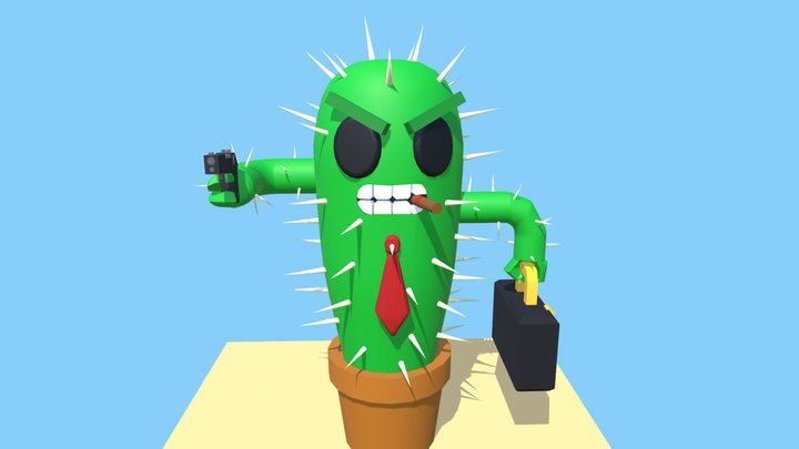 Mafia Cactus 3D Model