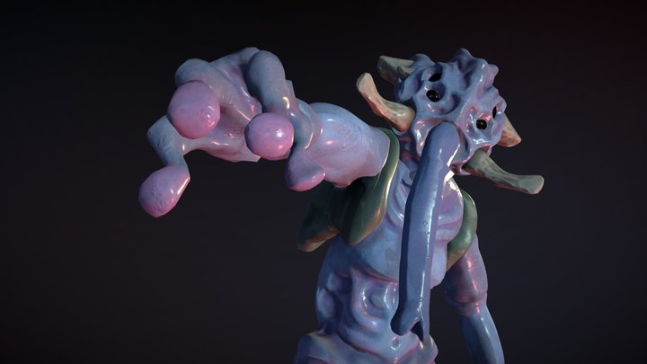 B2D1_Villers_Sébastien_ CharaAdvAnim_StyledPose 3D Model