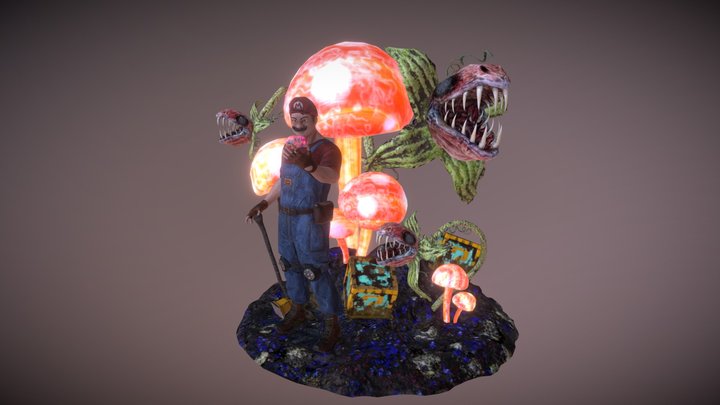 CustoMario 3D Model