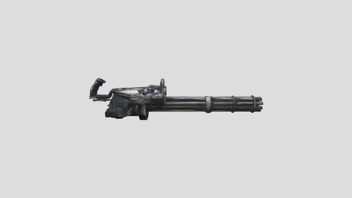 minigun 3D Model