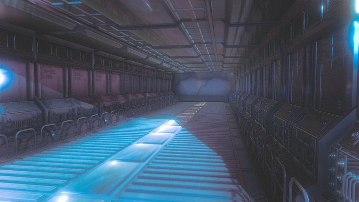 scifi corrido 3D Model