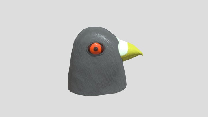 Pigeon mask 3D Model