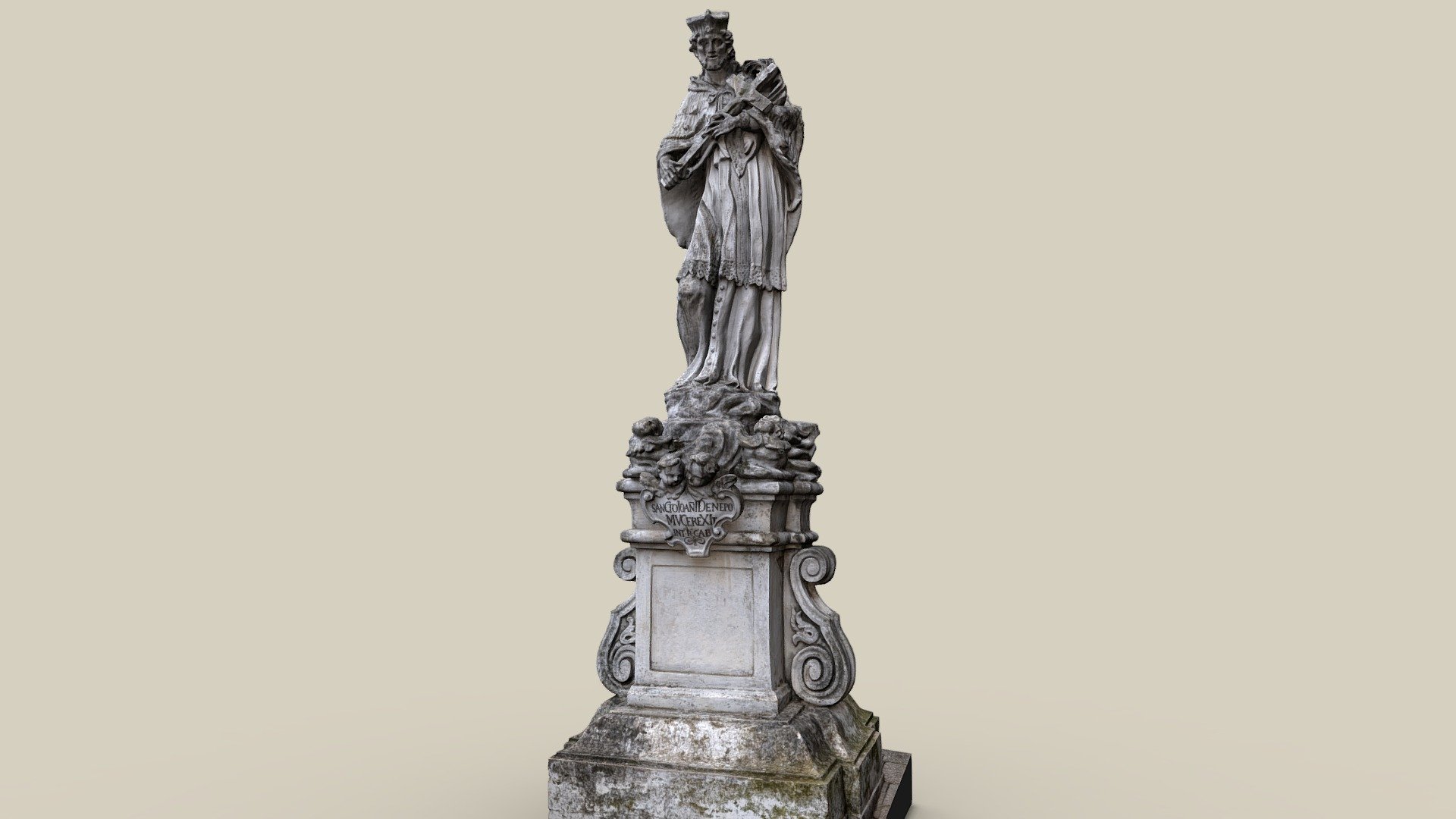 Hl. Nepomuk — Sketchfab embed 3D viewer