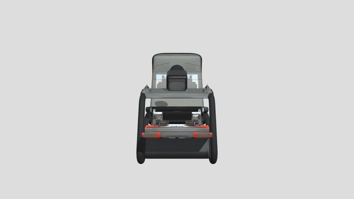 racing simulator 3 3D Model