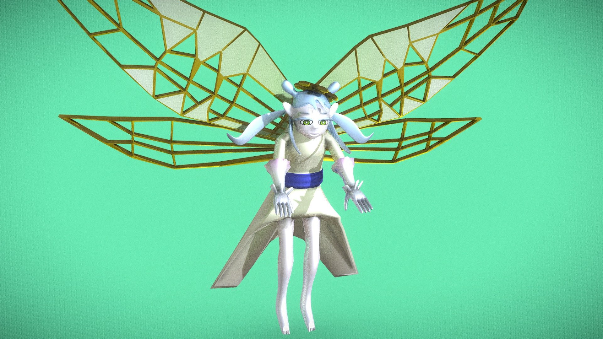 Aromaseraphy Angelica (Yugioh) Buy Royalty Free 3D model by Yanez