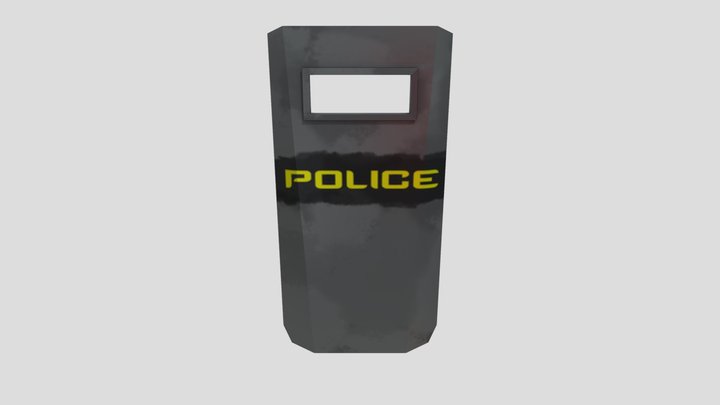Police mutant shield 3D Model