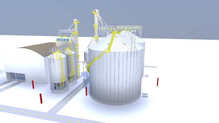 Silos 3d Models Sketchfab