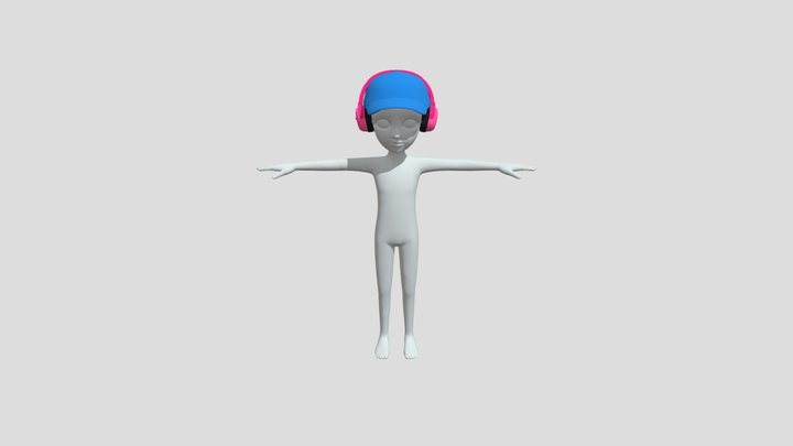 Hat FBX file prefab zepeto template 3D Item 087 3D Model