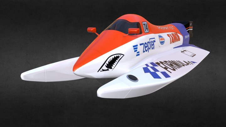 Power Boat 3D Model