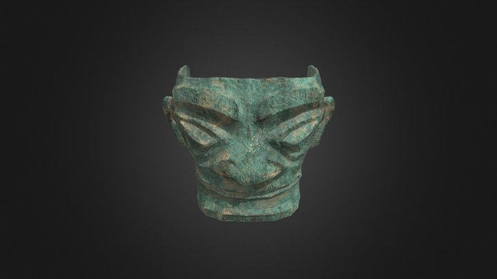 Bronze mask 3D Model