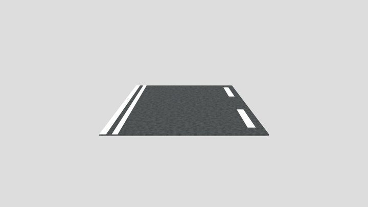 MAG White Dash Double White Right Half Meter – Kostenloses 3D-Modell STL