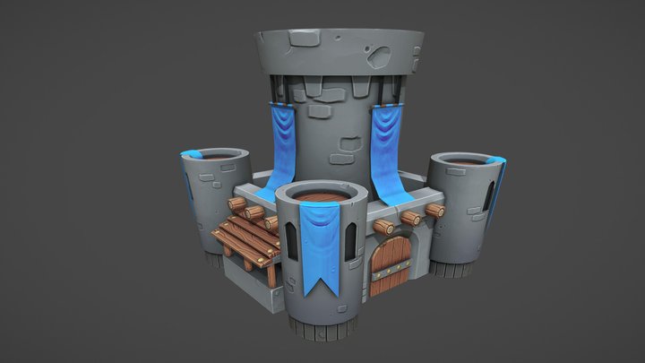 Exorder Castle Main2 Morphed 3D Model