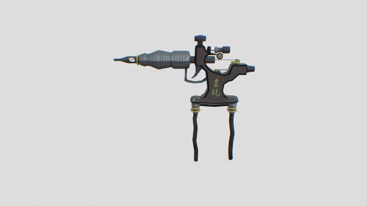 Ink Gun 3D Model