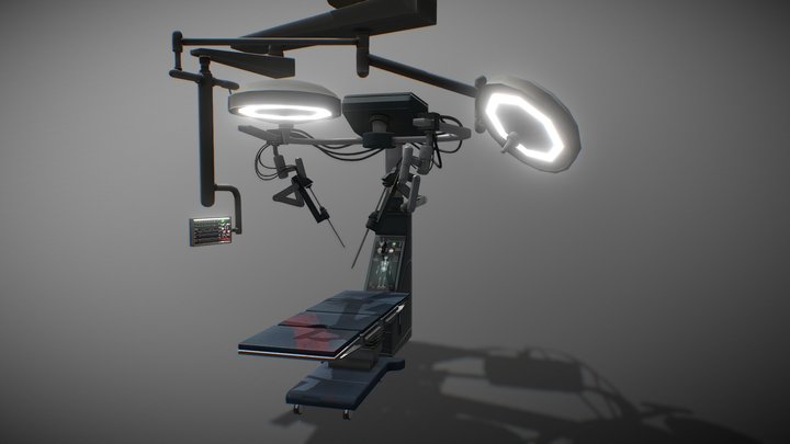 Operating Table 3D Model