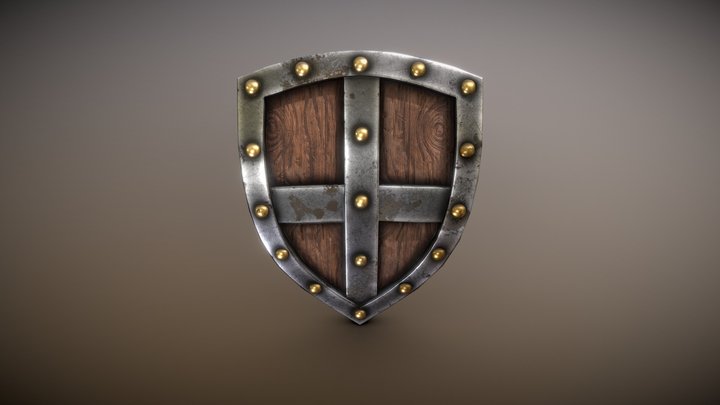 Warrior's Shield 3D Model
