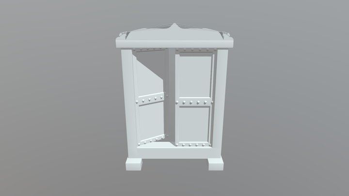 Tomb door 3D Model
