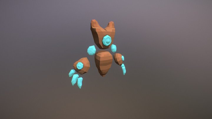 Crystal Guardian 3D Model