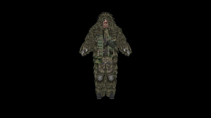 Battlefield Bad Compandy 2 US Recon – Modello 3D gratuito STL
