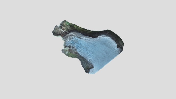 Glaciar Gualas marzo 2024 (low) 3D Model