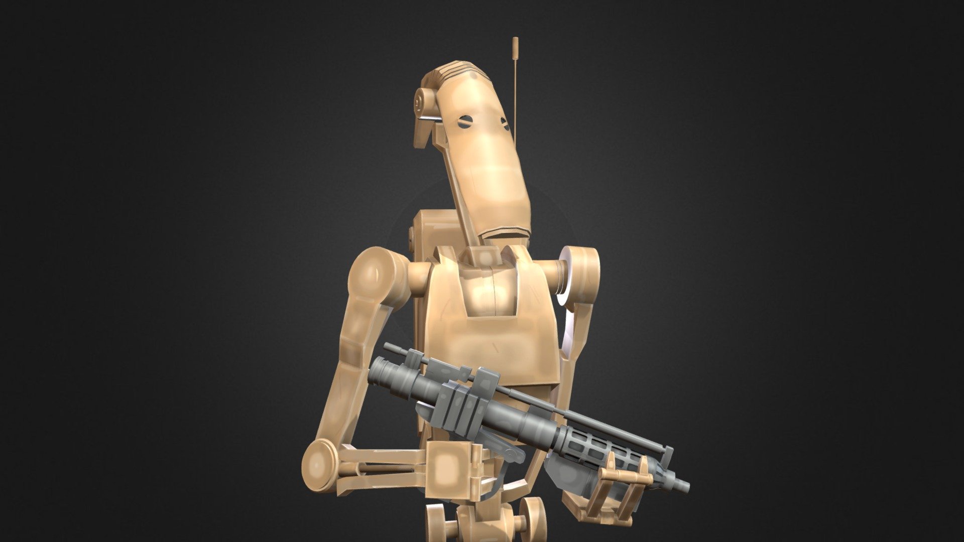 B1 Battle Droid - Download Free 3D model by Blue-Evolution-Studio ...