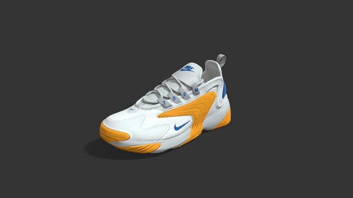 Nike Zoom2k Weiss 3D Model