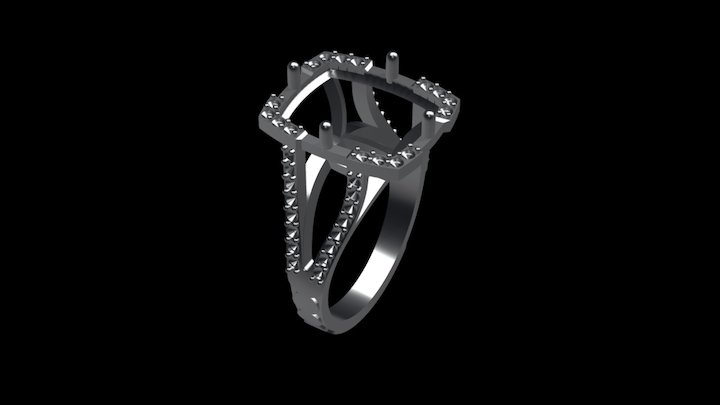 Ring No Gems 3D Model