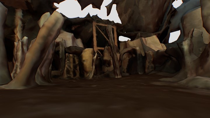 Tasarladığım Yeraltı Şehri Modeli 3D Model