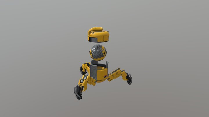 Drone Game Asset 3D Model