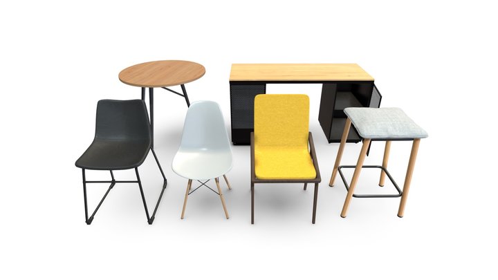 Furniture set – Modèle 3D gratuit STL