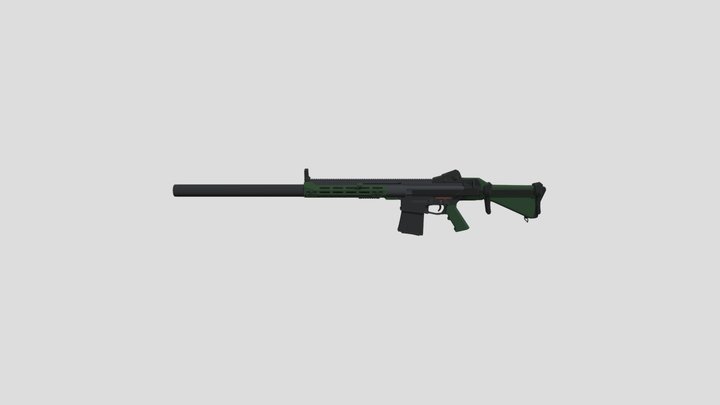 StG3 Type G Green 3D Model