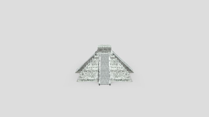 Mayan Pyramid 01 3D Model