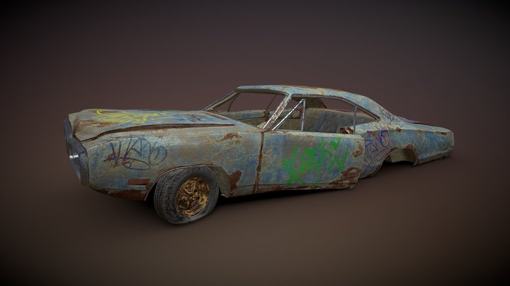 Old Car 3D Model