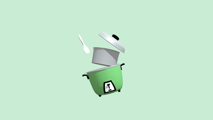 rice cooker 電鍋 3D Model