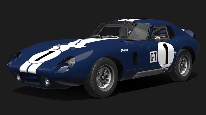 1965 Shelby Cobra Daytona Coupe – Free 3D Model STL