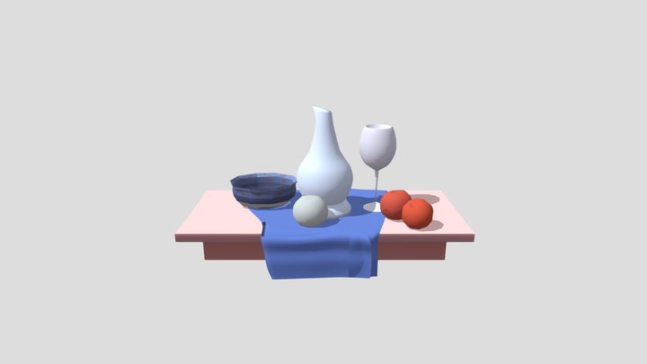 UV mapped bowl - School weekly 3D Model