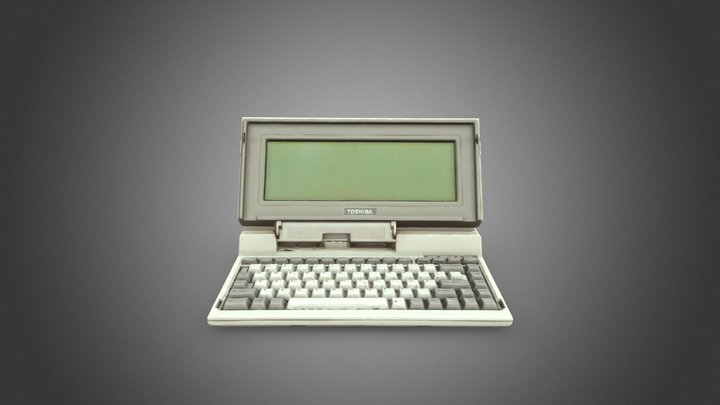 Notebook Toshiba T1000 3D Model